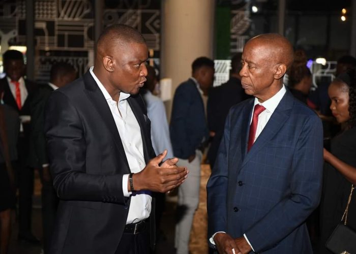Elliot Moshoke and Tebogo Masire at Botswana Stock Exchange dinner