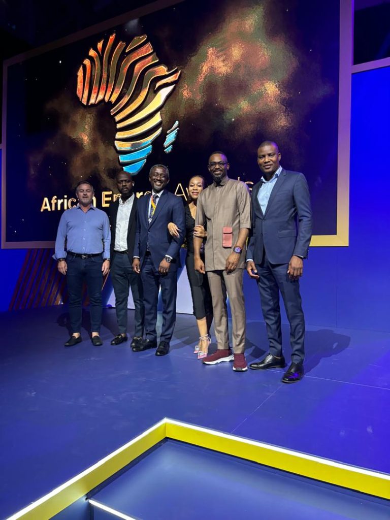 Elliot Moshoke on stage at the African Energy Week